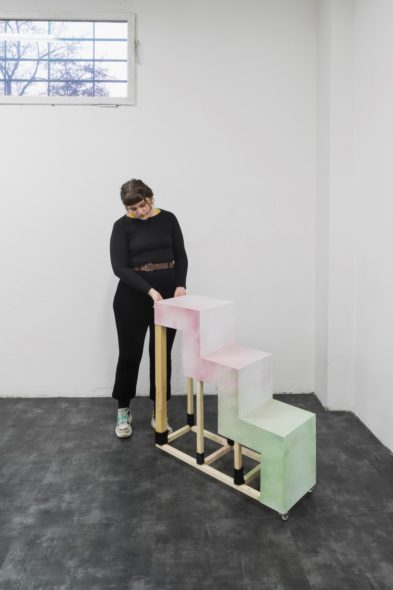 Ivana Spinelli, Scaletta v^v^v scultura felina, 2020